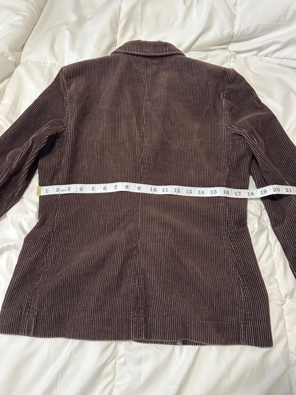 Ralph Corduroy Jacket in Rich Brown - Picture 7 of 7